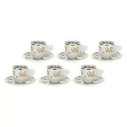 Set 6 tazzine caffè Gold Icons - Thun