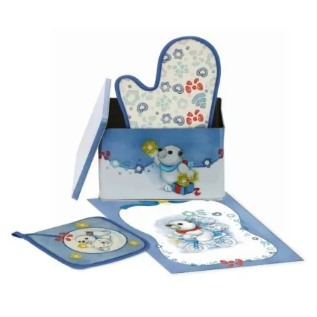 Set guantone, presina e canovaccio Dolce inverno - Thun
