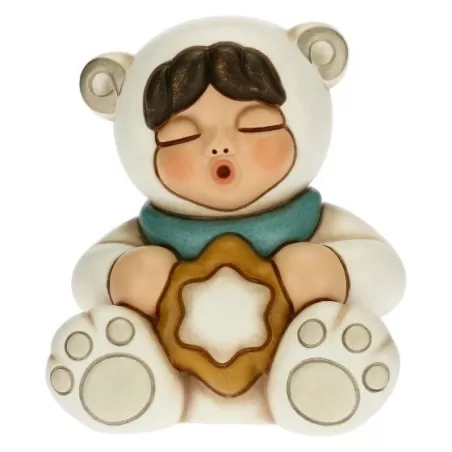 Bimba orso polare con stella - Thun