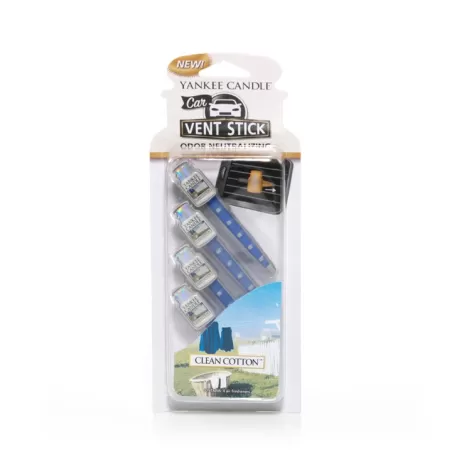 Clean Cotton Car Vent Sticks - Yankee Candle