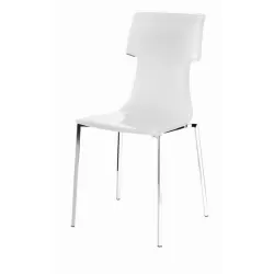 Sedia my chair con struttura cromata bianco - Guzzini