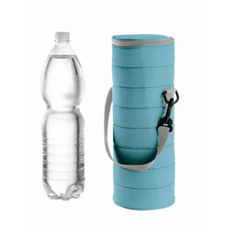 Portabottiglia termico universale handy celeste matt - Guzzini