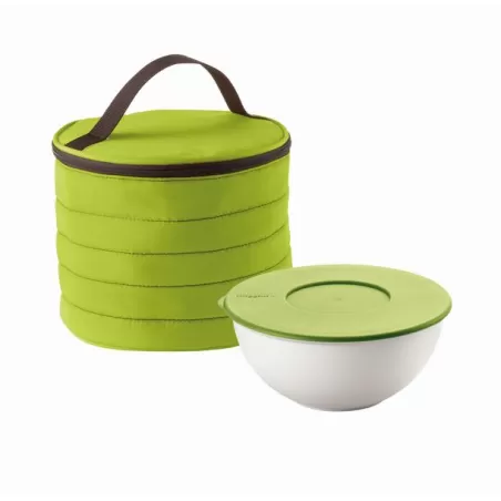 Borsa termica tonda+contenitore handy verde mela - Guzzini