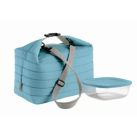 Borsa termica grande+contenitore handy celeste matt - Guzzini