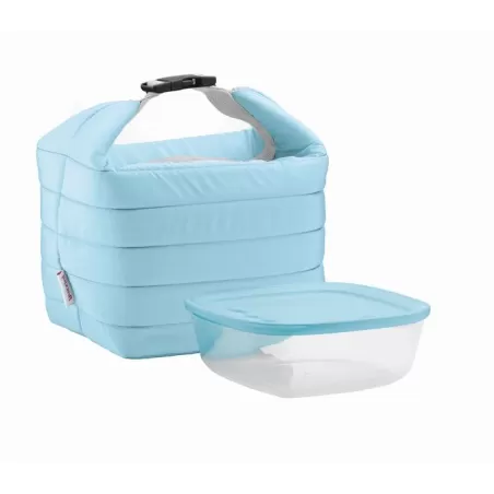 Borsa termica piccola+contenitore handy celeste matt - Guzzini