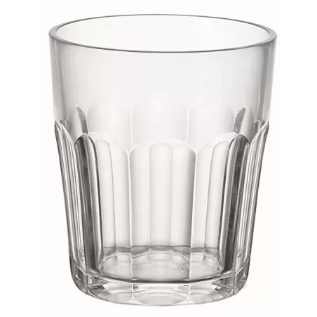 Bicchiere molato basso (san) 'happy hour' trasparente - Guzzini