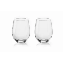 Set 2 bicchieri vino in vetro 'my fusion' trasparente - Guzzini