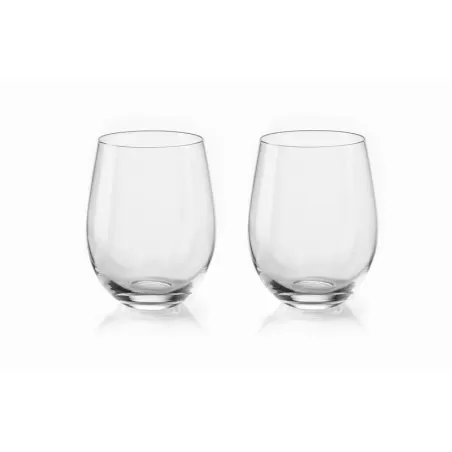 Set 2 bicchieri vino in vetro 'my fusion' trasparente - Guzzini