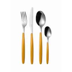 Set 24 posate 'my fusion' giallo ocra - Guzzini