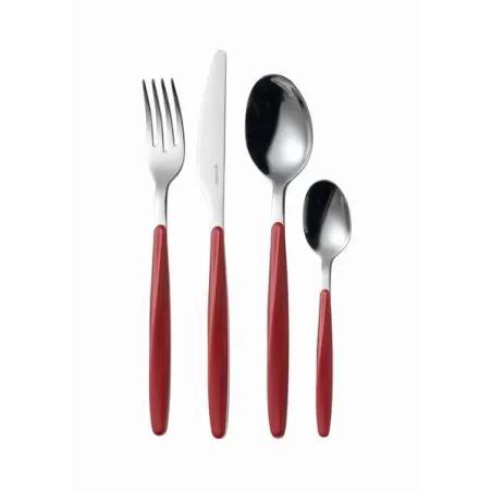 Set 24 posate 'my fusion' rosso - Guzzini
