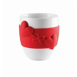 Mug 'love' rosso - Guzzini