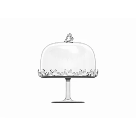 Alzata  con campana 'love' trasparente - Guzzini