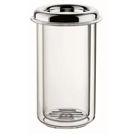 Porta bottiglia termico 'look' cromato - Guzzini