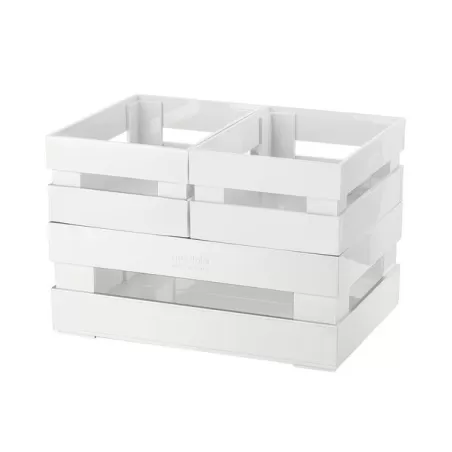 Set 3 cassette tidy&store re-white - Guzzini