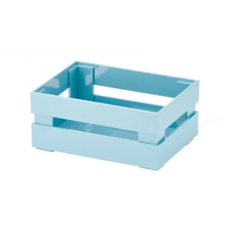 Cassetta s tidy&store celeste opaco scuro - Guzzini