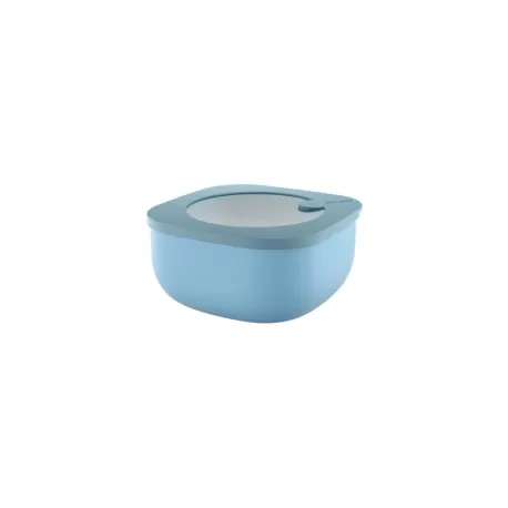 Contenitore basso 975 cc store&more celeste opaco scuro - Guzzini