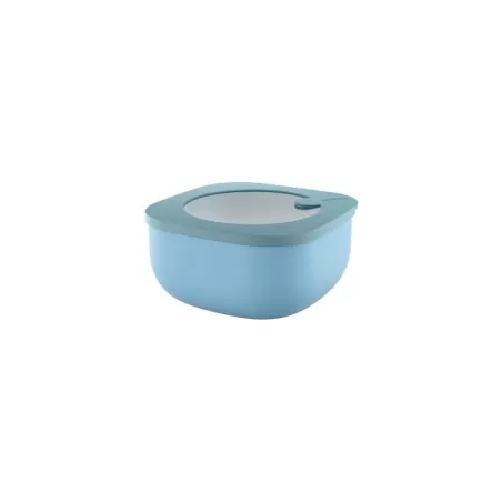 Contenitore basso 975 cc store&more celeste opaco scuro - Guzzini