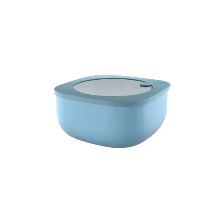 Contenitore basso 1900cc store&more celeste opaco scuro - Guzzini