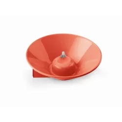 Porta zampirone candela e incenso rapa nui rosso corallo - Guzzini