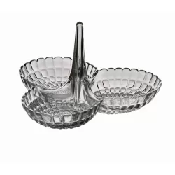 Antipastiera 'tiffany' grigio cielo - Guzzini