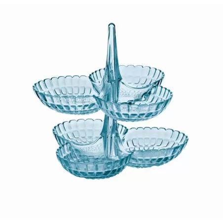 Set 2 antipastiere 'tiffany' azzurro mare - Guzzini