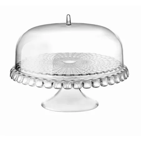 Alzata con campana 'tiffany' trasparente - Guzzini