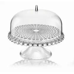 Alzata con campana piccola 'Tiffany' trasparente - Guzzini