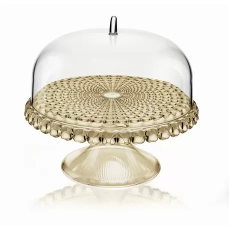 Alzata con campana piccola 'Tiffany' sabbia - Guzzini