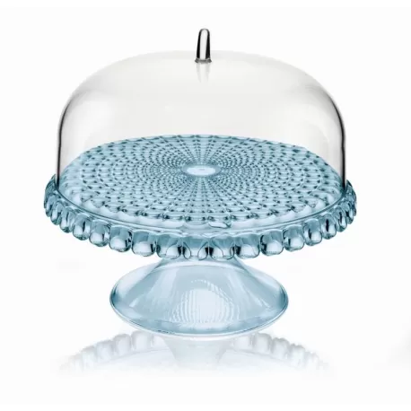 Alzata con campana piccola 'Tiffany' azzurro mare - Guzzini