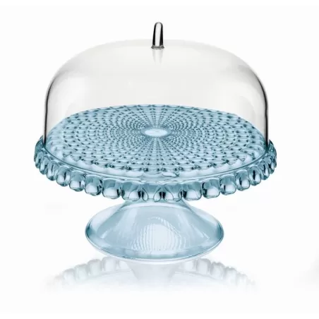 Alzata con campana piccola 'Tiffany' azzurro mare - Guzzini