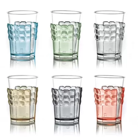 Set 6 reggibicchieri 'tiffany' multicolor - Guzzini