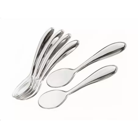 Set 6 cucchiaini 12 cm trasparente - Guzzini