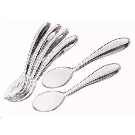Set 6 cucchiaini trasparente - Guzzini