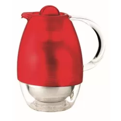 Caraffa termica 'feeling' rosso trasparente - Guzzini
