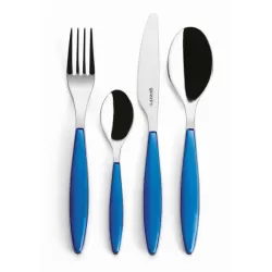 Set 24 pcs posate 'feeling' blu mediterraneo - Guzzini