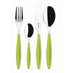 Set 24 pcs posate 'feeling' verde mela - Guzzini