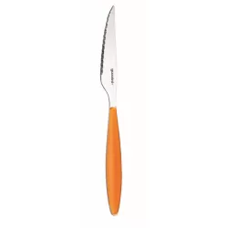 Coltello bistecca 'feeling' arancio trasparente - Guzzini