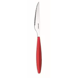 Coltello bistecca 'feeling' rosso trasparente - Guzzini