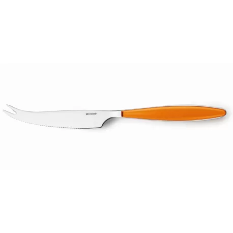 Coltello formaggio 'feeling' arancio trasparente - Guzzini