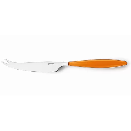 Coltello formaggio 'feeling' arancio trasparente - Guzzini