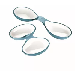 Set 2 contenitori bicolore grace azzurro mare - Guzzini