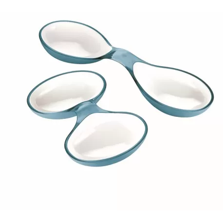 Set 2 contenitori bicolore grace azzurro mare - Guzzini