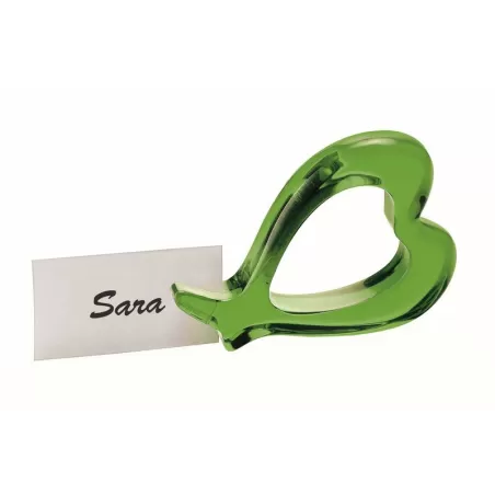 Set 6 allacciatovaglioli 'love' multicolor - Guzzini