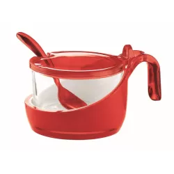 Formaggera bicolore grace rosso trasparente - Guzzini