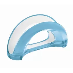 Portatovaglioli verticale bicolore azzurro mare - Guzzini