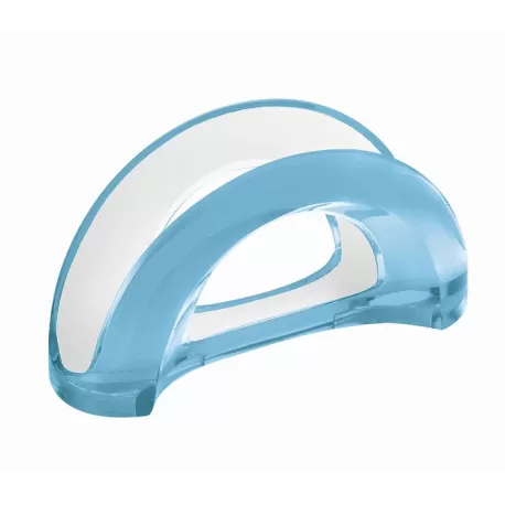 Portatovaglioli verticale bicolore azzurro mare - Guzzini