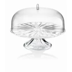 Alzata con campana m 'aqua' trasparente - Guzzini