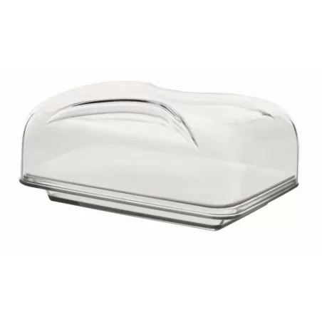 Copriformaggio rettangolare 'gocce' trasparente - Guzzini