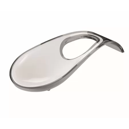 Poggiamestolo bicolore grigio cielo - Guzzini