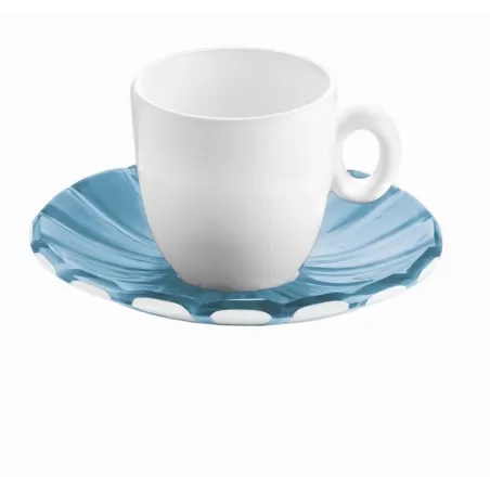 Set 2 tazzine caff? grace azzurro mare - Guzzini
